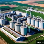Home 21 기후 엔지니어링 기술의 적용 가능성 분석 - A detailed aerial view of a cutting-edge carbon capture and storage facility located in the Spanish ...